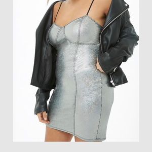 NWT Shiny Metallic Dress